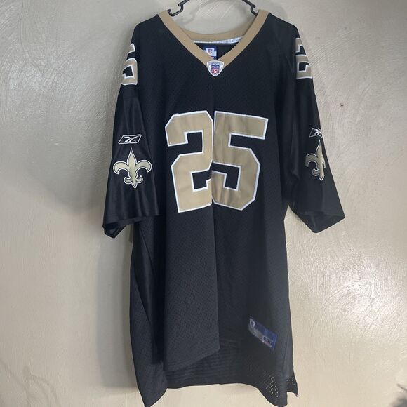 Reggie Bush #25 New Orleans Saints VTG NFL Stitched Jersey Sz 60 Reebok LNC - Picture 2 of 7